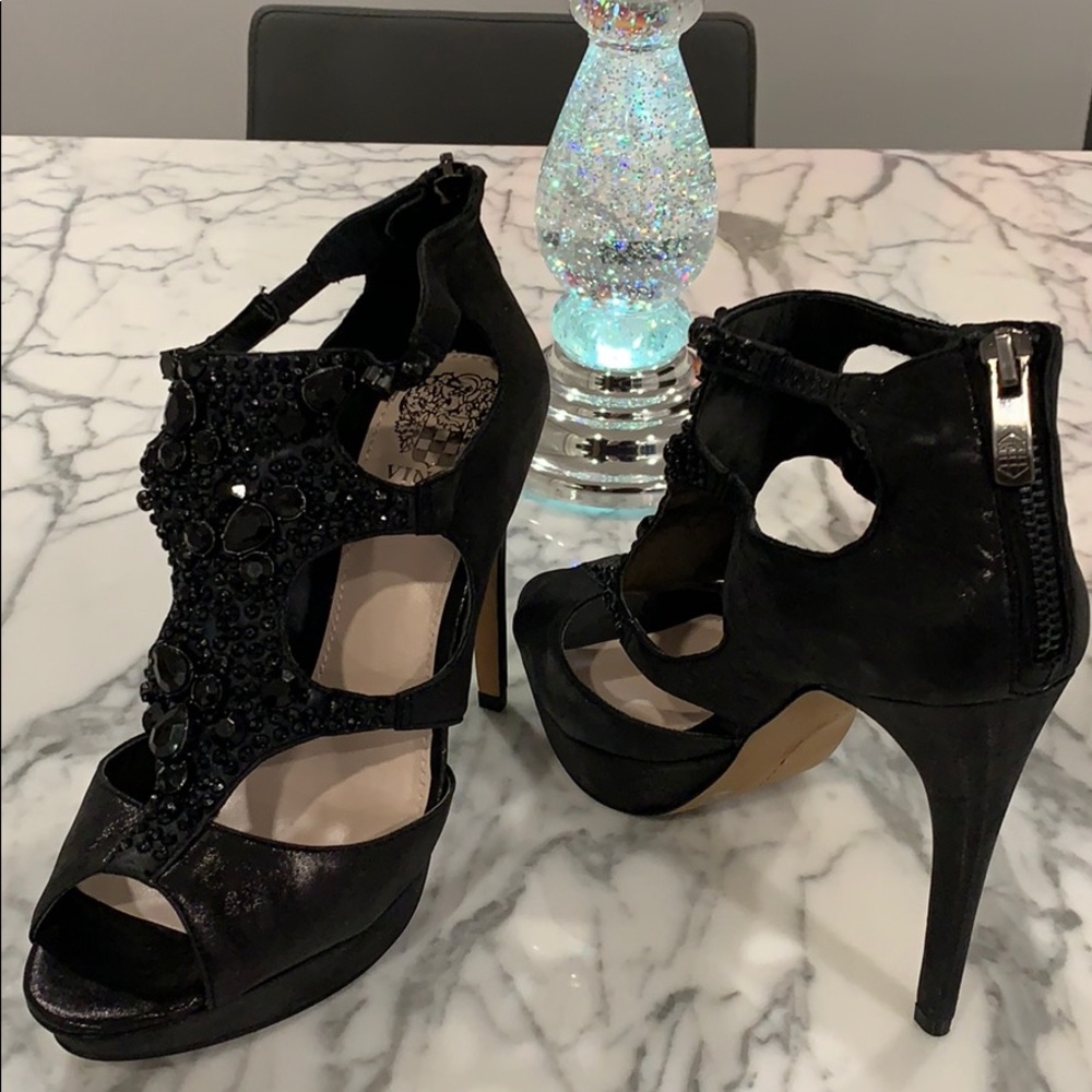 Vince Camuto Leather Stilettos